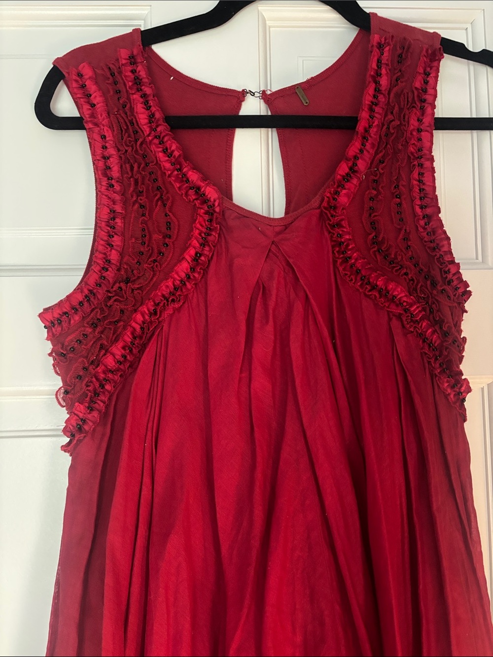 Free People  Burgundy/deep red  dress